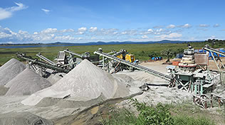 Sandmine 300TH granite crushi