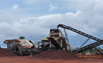Iron ore production line
