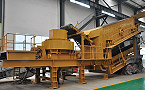 Mobile vertical shaft impact crushing plant